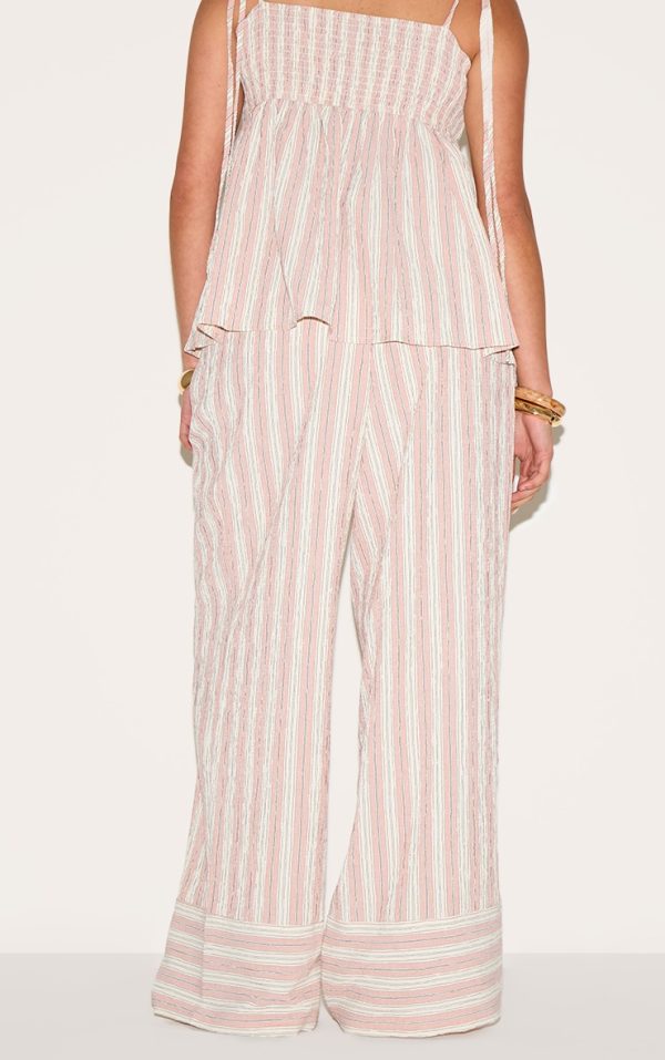 95743c9c165965da2c5aa4a2433886c370b5cf7b_CNM3417_3_plus_pink_woven_textured_striped_straight_leg_trousers