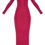 957888563598fe24cdb4c5f917c1b8a365547b03_CNM1604_5_wine_double_layer_slinky_flared_sleeve_midaxi_dress