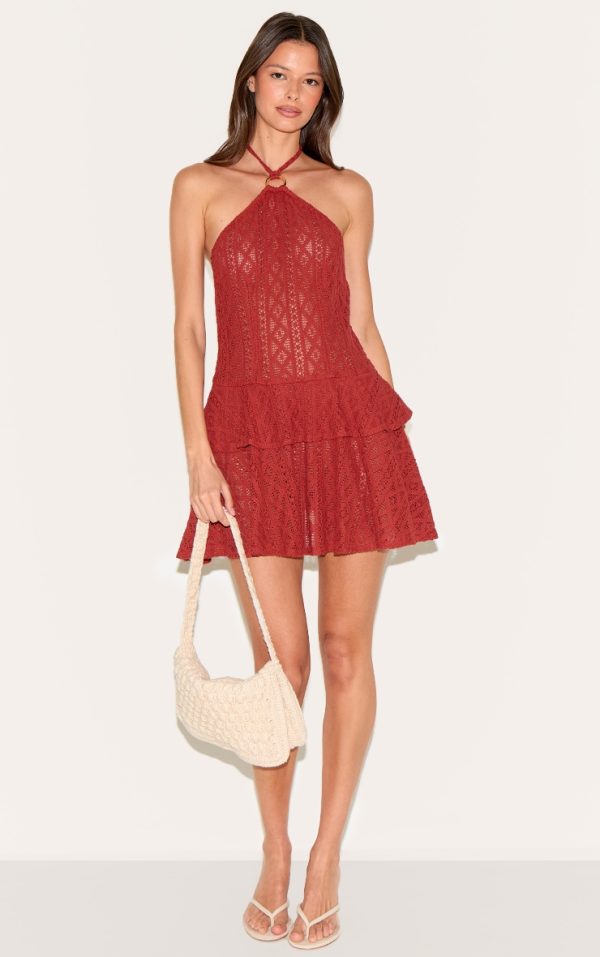 95877009c54916c49d4116e5369f105fcfebd484_CNM0897_3_rust_crochet_halterneck_frill_detail_shift_dress-1