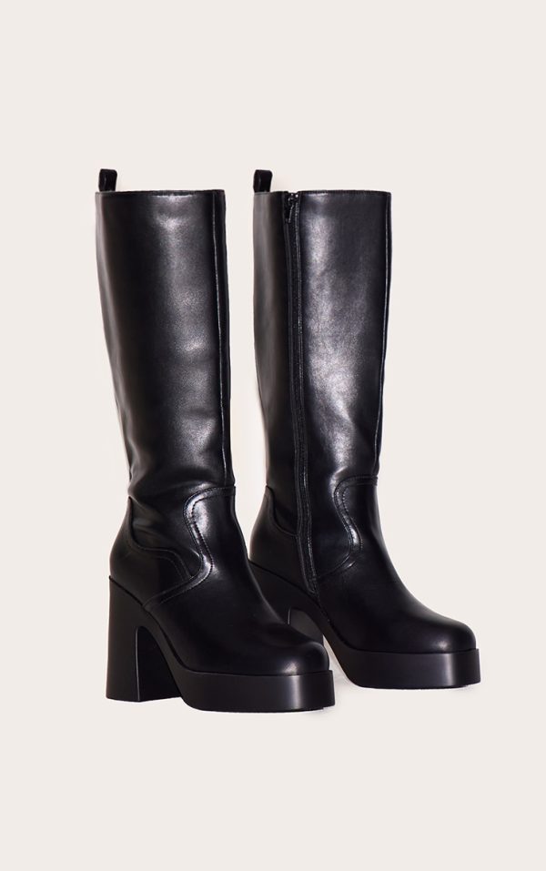 95bd9b5551b347c9839618882c7ed3918af19b1e_CNL0895_2_wide_fit_black_pu_square_toe_block_heeled_slight_platform_knee_high_boot