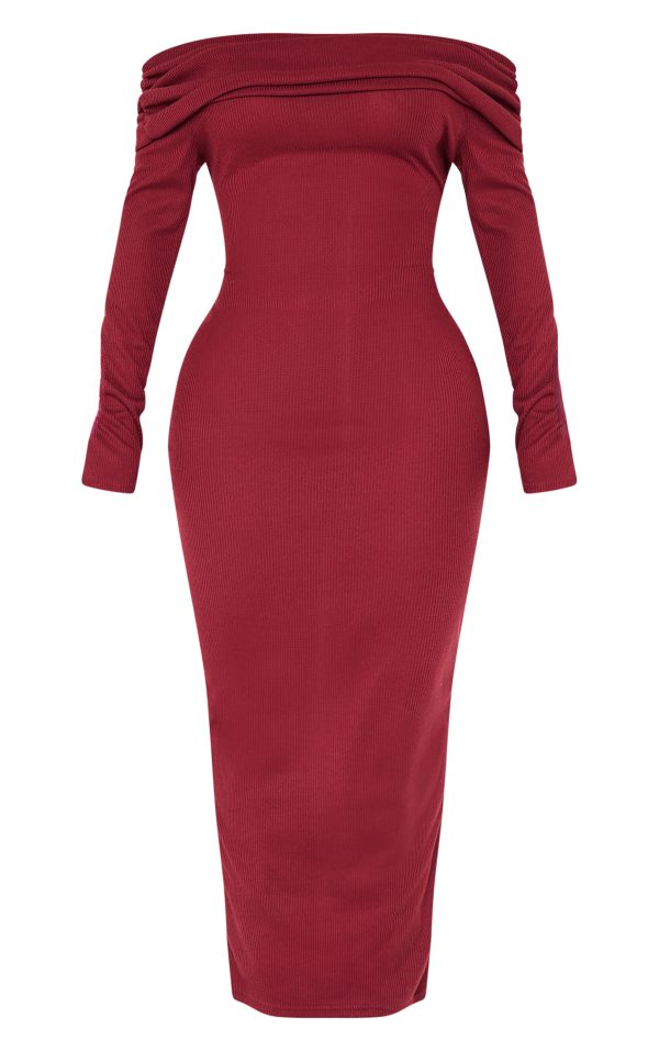 95cdc610cda27f2ae194a946b23d04b60f2e34e3_CNL8664_5_shape_burgundy_rib_bardot_long_sleeve_maxi_dress