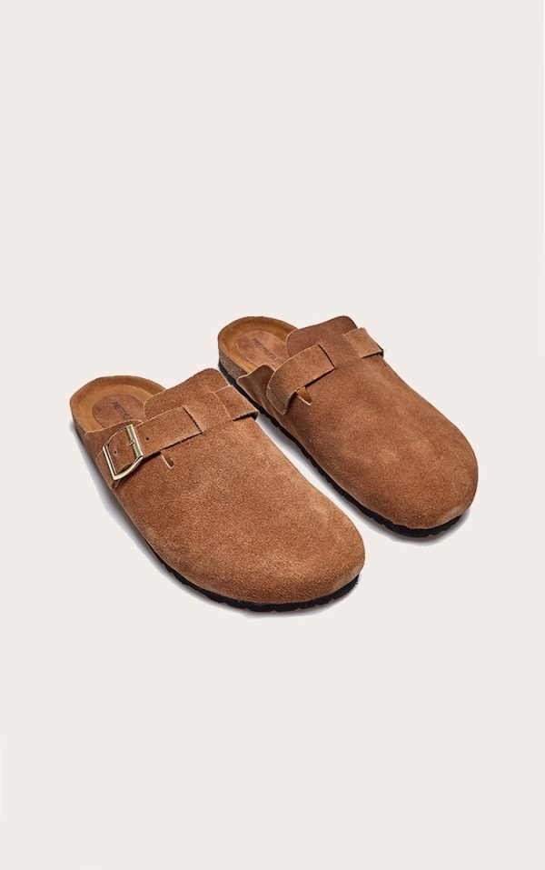 95f0781eeb714be7528df3d5a5cfe9b4473d3eef_CNL1973_2_tan_real_suede_leather_round_toe_buckle_slip_on_clog