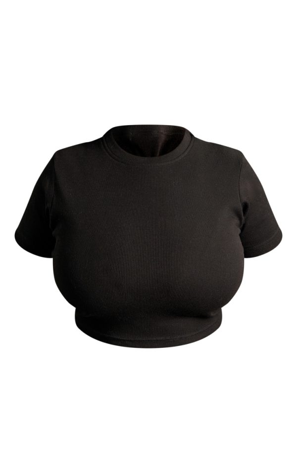 96099de73613bc66966c5b795ffb1f0158bf7320_CNG5495_5_plus_black_basic_rib_short_sleeve_crop_top