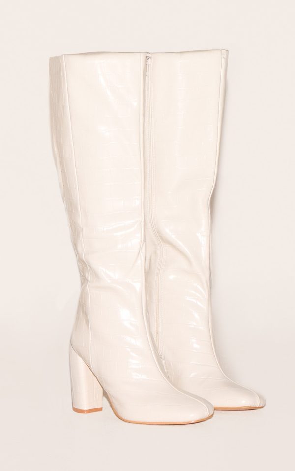 96948f481e0e437a99bd022baabc5104c687cb57_CNI0155_2_white_wide_fit_pu_croc_square_toe_block_heel_knee_high_boots