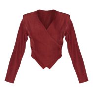 97a6f7664508f25c02b8cdf079f0894d62d3a001_CNM3510_5_petite_burnt_orange_woven_long_sleeve_asymmetric_button_top