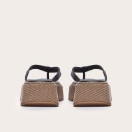 97acaa88f08f6835c38a0979cc5c07bfe0432f1c_CNL7050_3_black_pu_toe_thong_fake_stack_round_toe_flatform_sandals