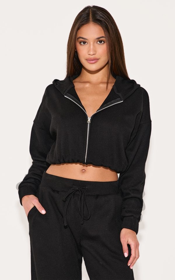981ea45a38b9ea57b7b4a26958dd80f22af81e49_CNM0142_1_black_waffle_detail_hooded_cropped_jacket