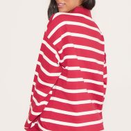 9843248b3444758068b34dd2eaa74c65ae2d5575_CNM8125_2_red_loopback_sweat_stripe_quarter_zip_sweatshirt