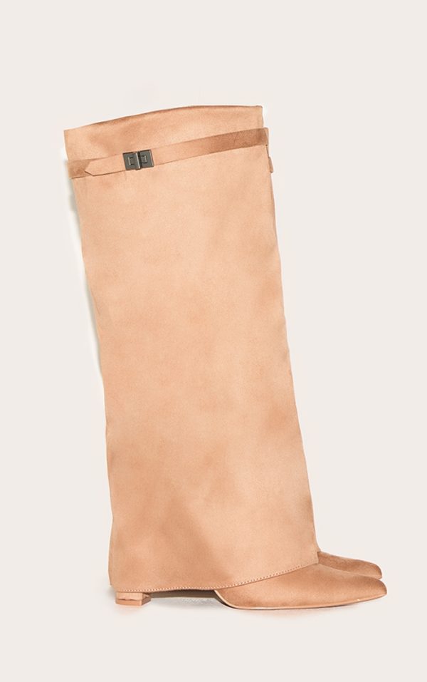 98cefb5c786f037a99c238643f852466152c7e16_CNL2314_1_camel_faux_suede_point_toe_fold_over_knee_block_heeled_boots