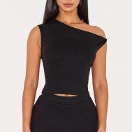 99aba2f427dfd656c43562e1e50987a099e84bf1_CNL9158_1_petite_black_ribbed_twist_detail_top