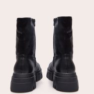 9a160a22127641e0addad66bcc96c00c0e0121c0_CMZ0722_3_black_pu_textured_extreme_cleated_sole_ankle_sock_boots