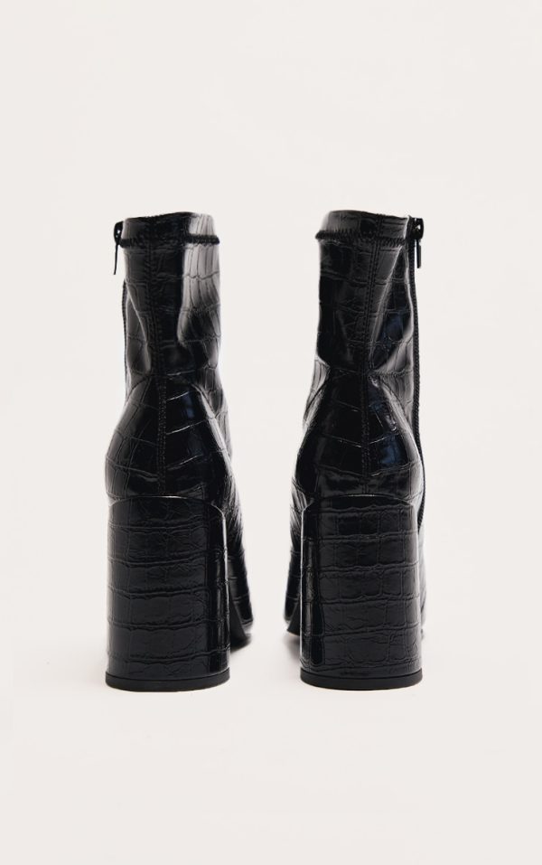 9af62e316e3dad6b5cdb7b60bde4f634d89ca7d5_CNL3633_3_black_croc_pu_round_toe_heeled_ankle_sock_boots