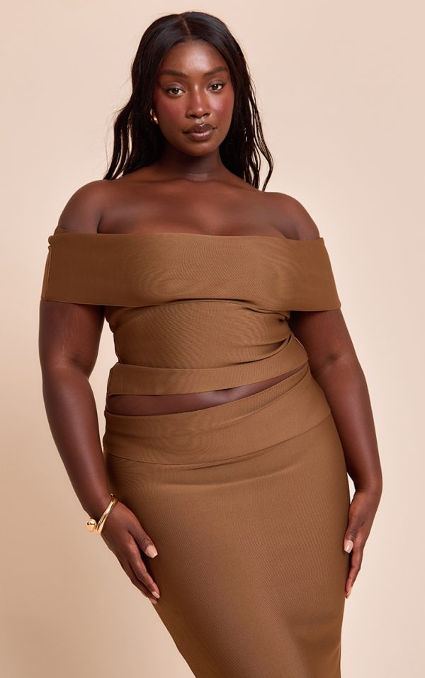 9bcbf2eea494987c89b851ba95a8f6b88dfe3bb9_CNM7444_1_plus_deep_chocolate_tailored_bandage_knit_asymmetric_fold_over_top