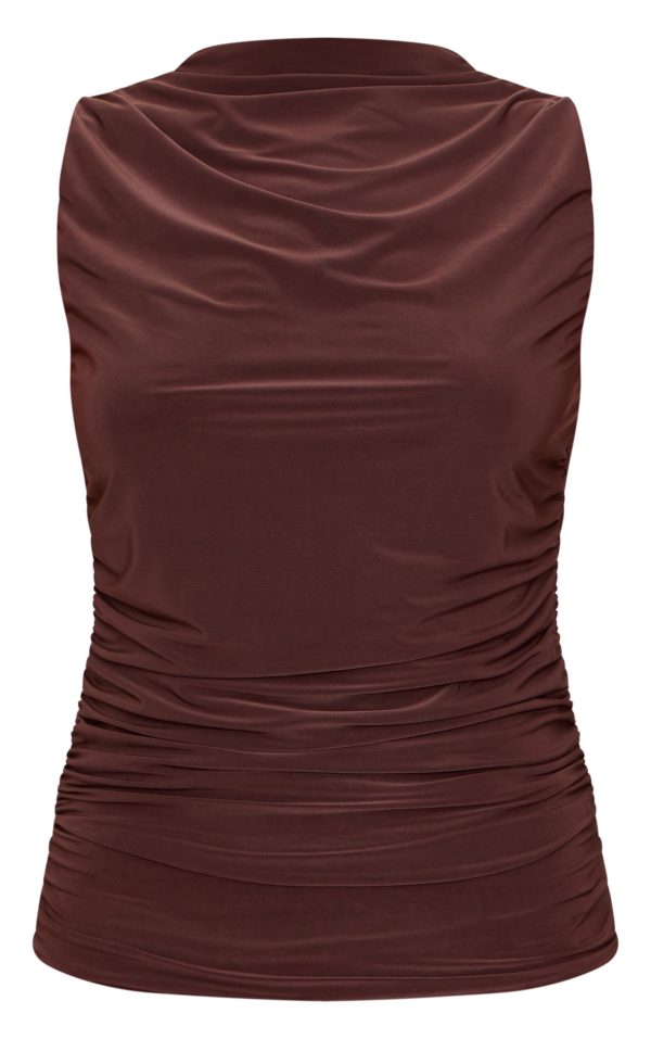 9bd0be1e0beb06c618a9d2467036fa21b5a481a5_CNM1498_5_chocolate_double_layer_slinky_ruched_detail_long_top-1