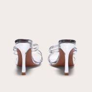 9bdadda7c1db60593de6c39147a547ffe70e7a34_CNE7948_3_silver_pu_square_toe_multi_cross_strap_detail_mid_heeled_mules