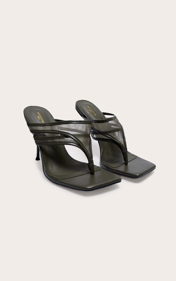 9c2fdde52bf1cc12461f277861a8fce33d095405_CNJ9417_2_wide_fit_olive_square_toe_double_mesh_thong_stiletto_heeled_mules