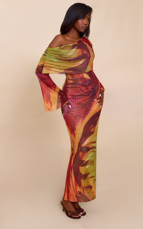 9c56140685d3903214daaa6b2e104a25305a581b_CNN1570_3_orange_palm_print_lined_mesh_long_sleeve_maxi_dress