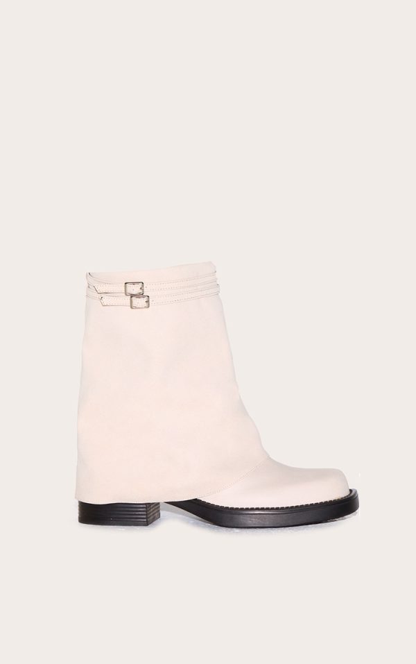 9e085fa856aebeb7c4a54330702b7a47179c85d5_CNL7147_1_cream_faux_suede_round_toe_fold_over_buckle_strap_ankle_boots