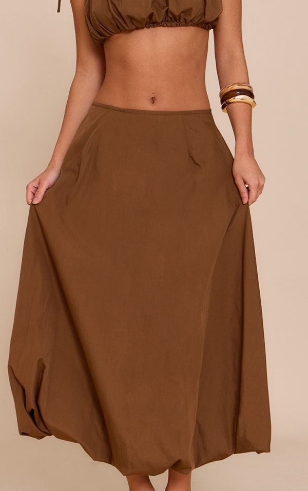 9e1dddd3db493dd9fddbbcb5220c708edd20c4c6_CNM1909_4_chestnut_cotton_poplin_low_rise_maxi_puff_ball_skirt