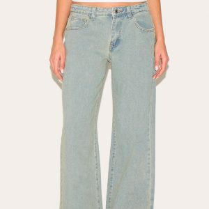 Vintage Low Rise Wide Leg Jeans
