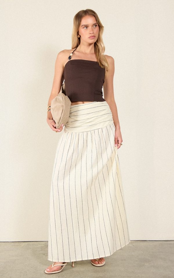 9e307da03bef0ecd3fbfd09f14786c6887d1152a_CNM6221_4_chocolate_bengaline_beaded_halterneck_long_top