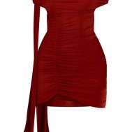 9f0bb57fd72c19e38b16b6c692da45a50e267b41_CNM2702_5_plt_label_rust_bandage_mesh_tie_detail_asymmetric_bodycon_dress
