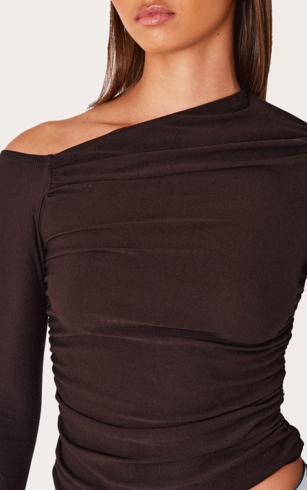 a14d7c7c17799b0cc4e7075dd2d9b3fc2d97d28a_CNL8980_4_chocolate_soft_touch_asymmetric_detail_long_sleeve_top
