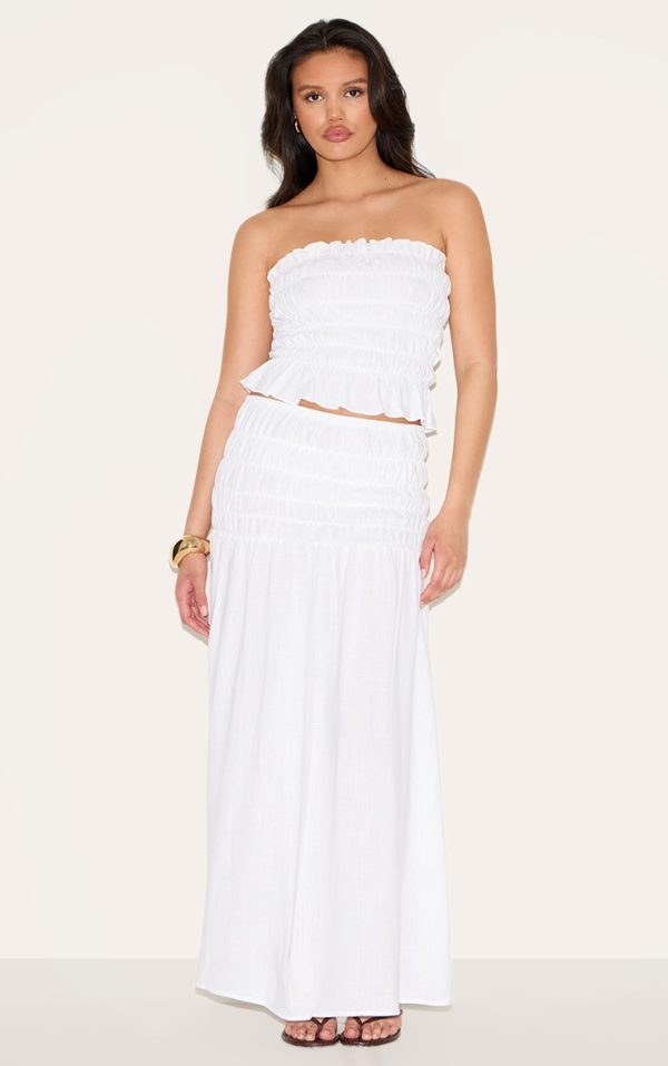 a1d9d92234733ea5f6700d8141c4180d4a721ed8_CNM9993_3_white_textured_shirred_bandeau_top