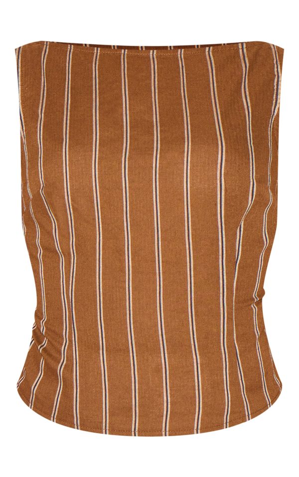 a1e453fbee6f773df18652234c0602b1ce9327f8_CNM3442_5_petite_chocolate_woven_pinstripe_boatneck_top