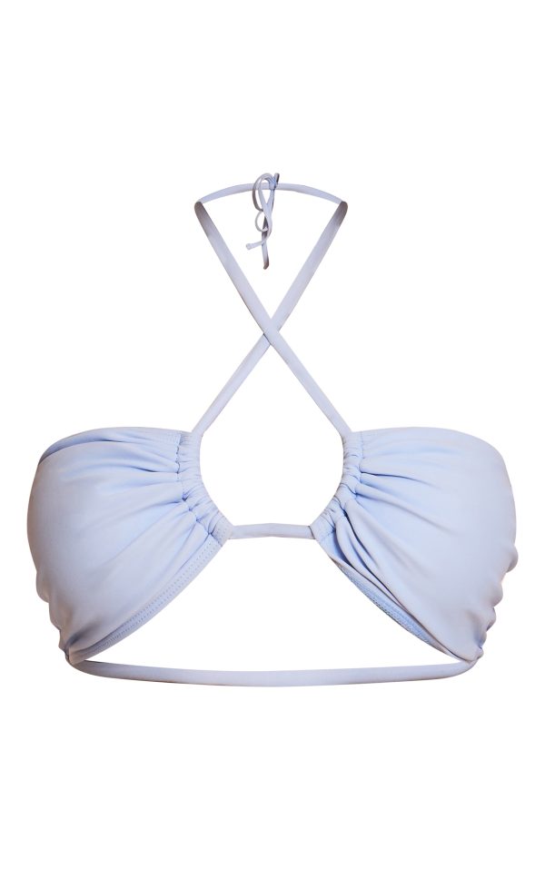 a1fadbde5beec46da490448ed975fd5ae405add8_CNM6870_5_blue_ruched_halter_neck_bikini_top
