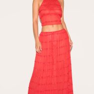 a2cb1473483bac3a682934bbcb0ad12fca5e7492_CNM7095_1_tomato_chiffon_ruched_frill_detail_tiered_maxi_skirt