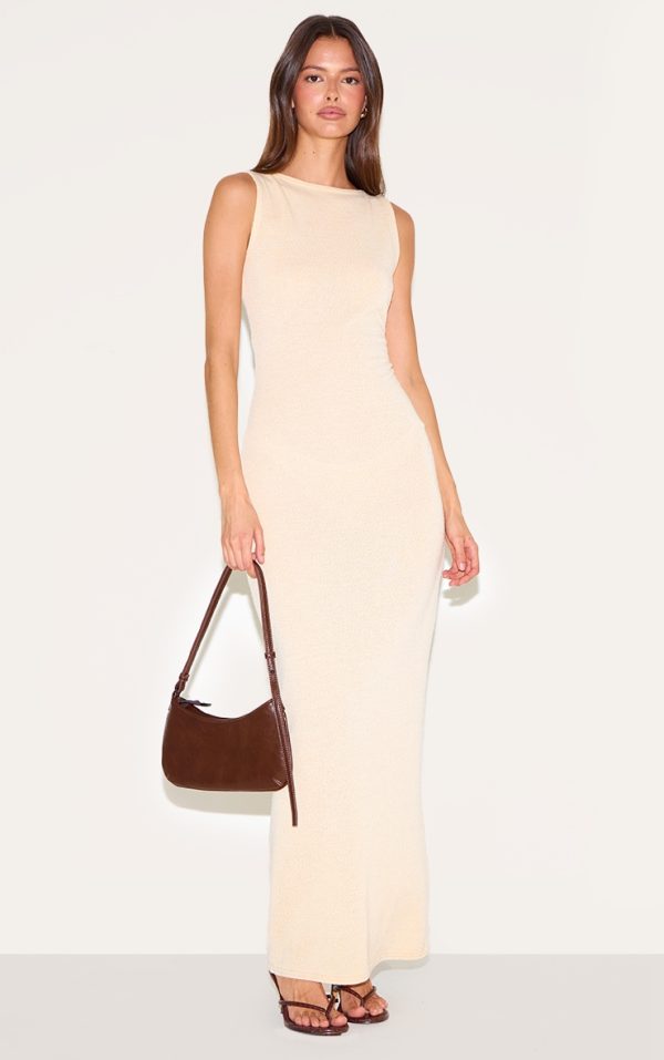 a2ce3862ae88bda627d6f3fc8764e0b78b950e95_CNM7521_1_almond_textured_boat_neck_sleeveless_maxi_dress