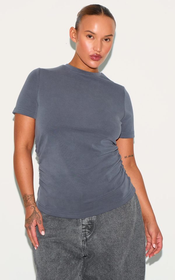 a2df5af978a139b89600f1ed90f2c55f0f11121d_CNM4450_1_plus_grey_modal_ruched_side_top