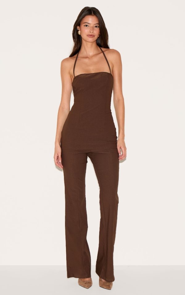 a346b94f1915a2515c105f2eb8a33d492d1902b0_CNL7236_1_chocolate_woven_thin_halter_overlay_detail_jumpsuit