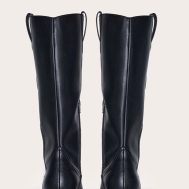 a34ccaaaf687079853ede871d8536872250e538c_CNL4034_3_black_pu_wide_fit_point_toe_knee_high_western_boots
