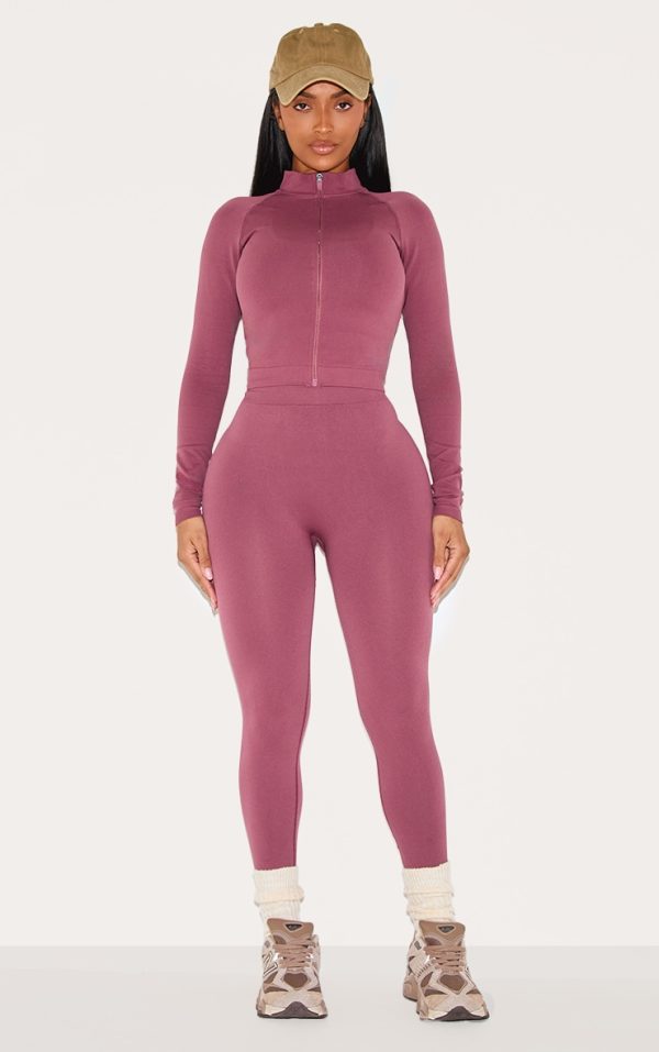 a36120a23e0b489577038d909e17e1e1ef9ea551_CNM0063_3_shape_burgundy_seamless_active_zip_through_jacket