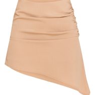 a36654a271c9c58449a995aa69a6a01c11b45b36_CNM8864_6_sand_woven_ruched_mid_rise_mini_skirt