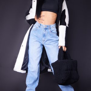 PRETTYLITTLETHING Tall Light Blue Washed High Waist Boyfriend Jeans