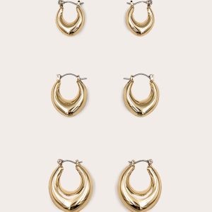 Gold Huggie Hoop Multipack