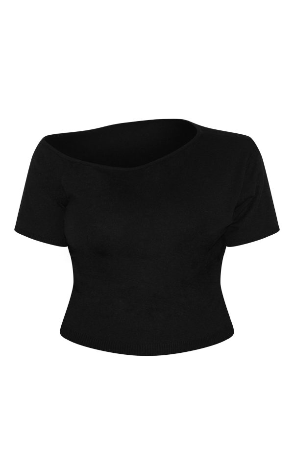a4a441f89d8ed62b6bf4a7c18dc0ebb4d50f3d71_CNL8308_5_plus_black_basic_knit_asymmetric_neckline_top