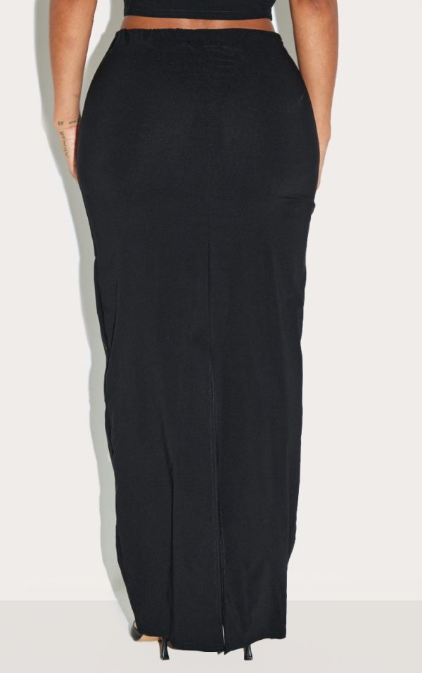 a4da67399639523263d1bc3a1575877dc11f9a12_CNM1028_3_shape_black_stretch_woven_high_waisted_maxi_skirt