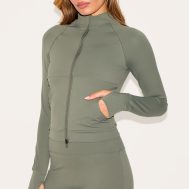 a556dacd65c3c6401ffa25a2df3e4884a2d7d1e7_CNK6488_1_olive_sculpt_pocket_front_double_zip_up_jacket