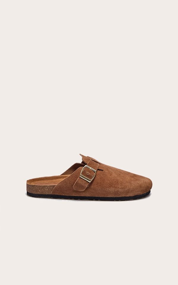 a5769d09eb7305c38165e4de0e5fb14e05e8de77_CNL1973_1_tan_real_suede_leather_round_toe_buckle_slip_on_clog
