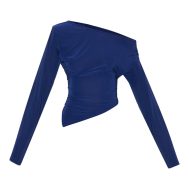 a603aa4b588012310b0c8bc7571bdccfb831eb3a_CNM6298_5_navy_slinky_asymmetric_ruched_long_sleeve_top