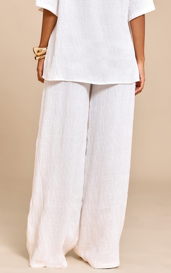 a61eae8e6b3eef6793add1c5946d7864e63e0b48_CNM1744_3_white_textured_woven_drawstring_wide_leg_trouser