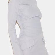 a678c4a7efe3a4fc651eee54dbc5c64a4d84c416_CNL7529_4_grey_tailored_woven_ruched_detail_long_sleeve_bodycon_dress