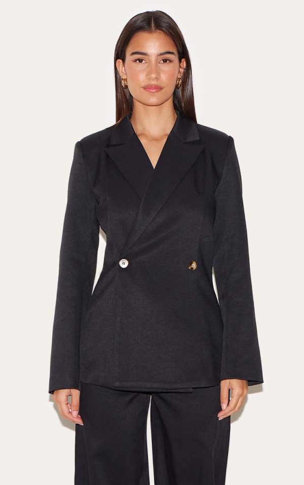 a6944354b3770d46ee32f4843c2f11df967e36d2_CNL7262_1_black_premium_tailored_woven_cinched_waist_fitted_blazer