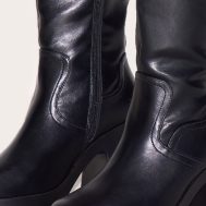 a6acc1141b2faafafdf9c393b16fc62e959e3390_CNL0895_4_wide_fit_black_pu_square_toe_block_heeled_slight_platform_knee_high_boot