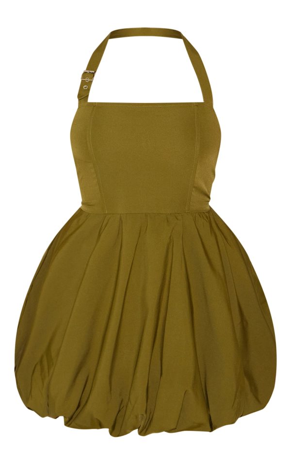 a6c832b4b66dbff30296a3286493248e5ae3d5f0_CNK0123_5_plus_khaki_buckle_detail_halterneck_puffball_mini_dress-1