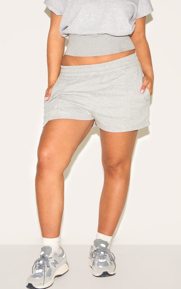a8058141030fa01c7c019b86b3600edf222a9ed4_CNM8071_1_shape_grey_marl_highwaisted_pin_tuck_sweat_shorts